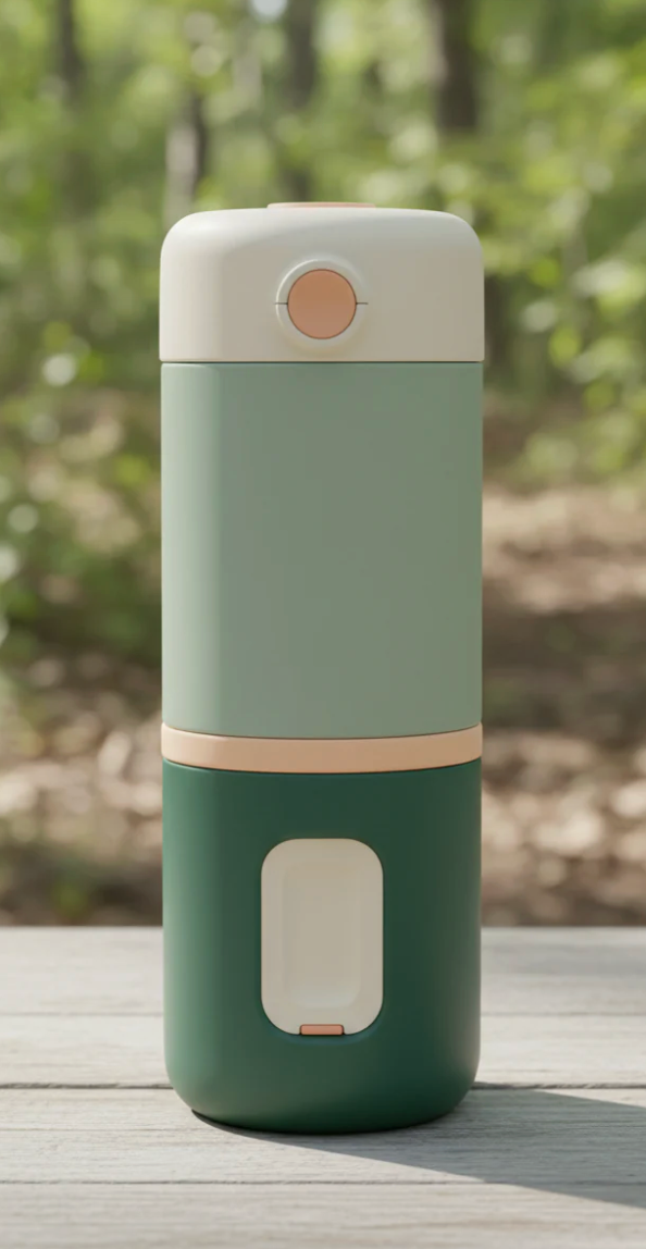 2-in-1 Portable Pet Water Bottle